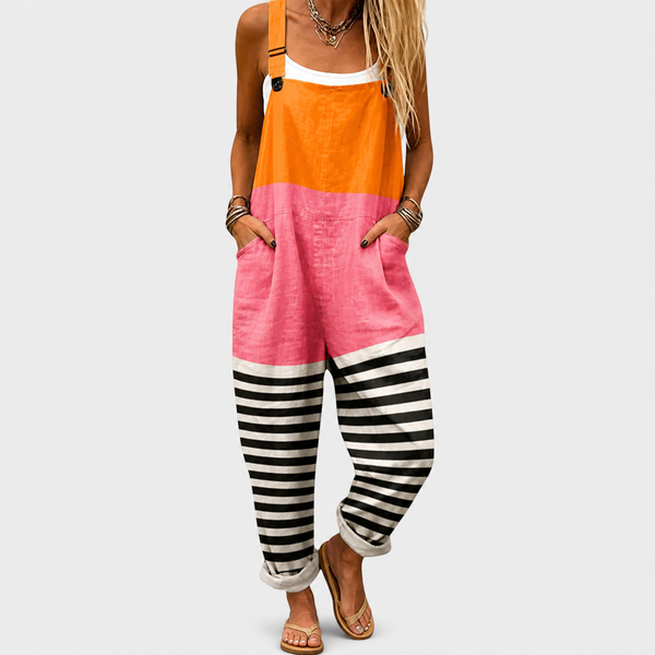 Canela | Mono Multicolor Naranja Rosa Negro