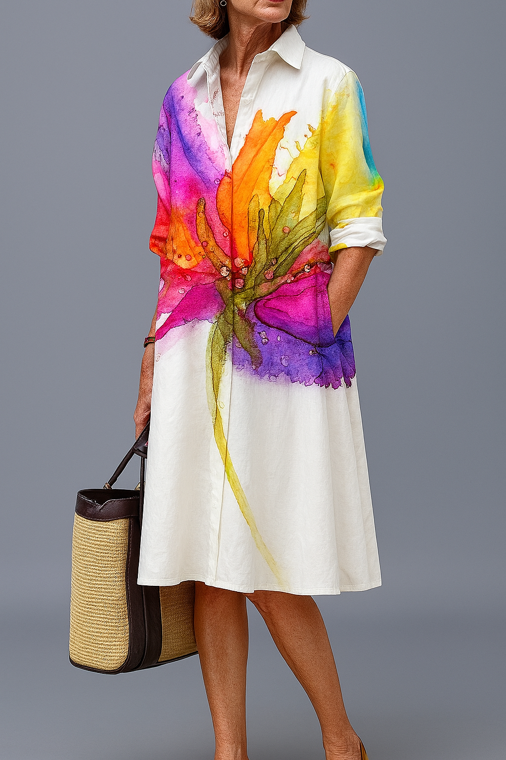 Lydia | Vestido midi elegante y sofisticado