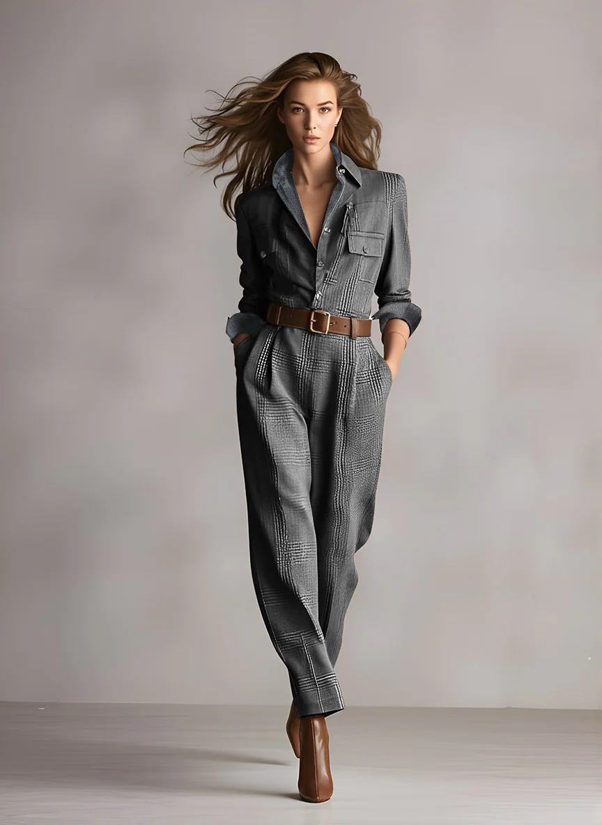 Mila — Mono Tweed de Cuadros