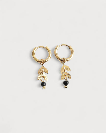 Stone Leaf - Earrings