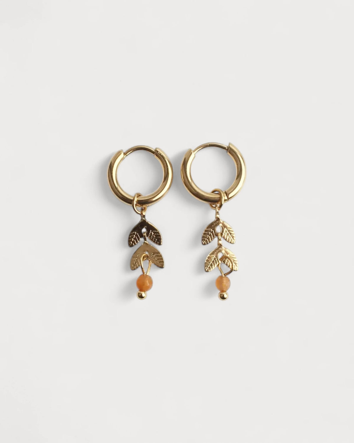 Stone Leaf - Earrings