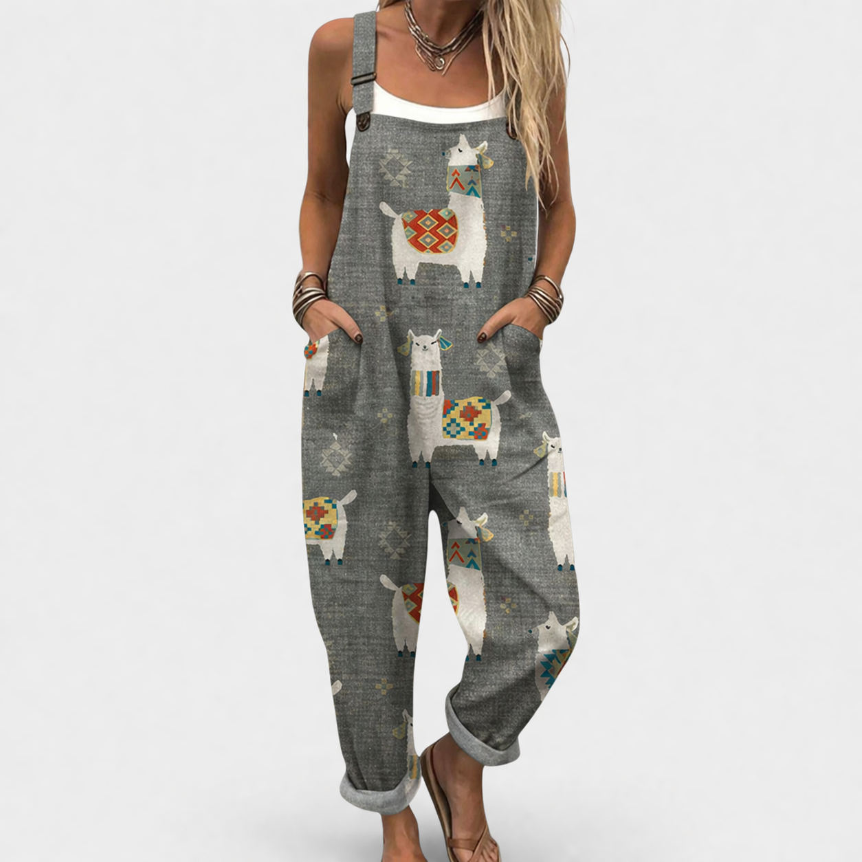 Vintage | Mono Floral Vintage Rosa Beige