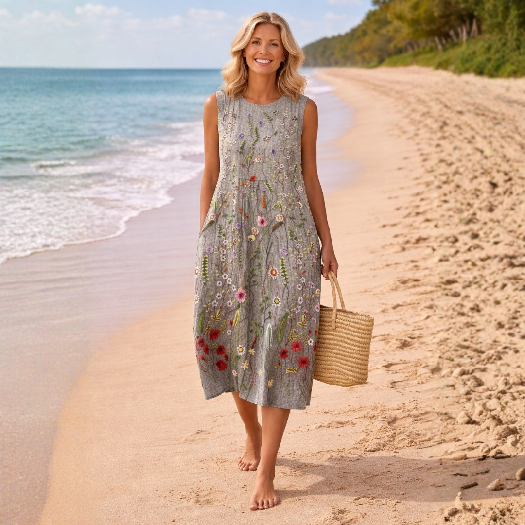 Cara™ | Vestido Midi Wildflower