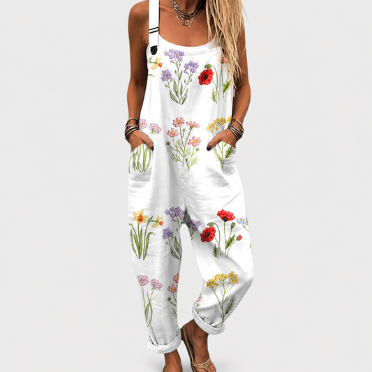 Fucsia | Mono Floral Fucsia Blanco de Tirantes