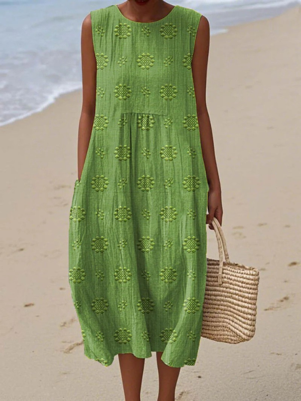 Rose™ | Vestido Midi Bordado