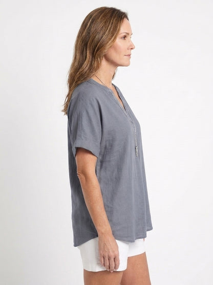 Nora — Blusa de algodón