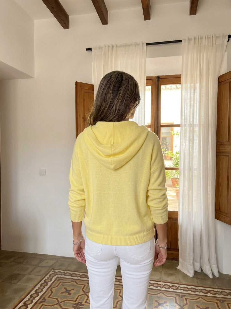 CÁRDIGAN ALBA CON CAPUCHA