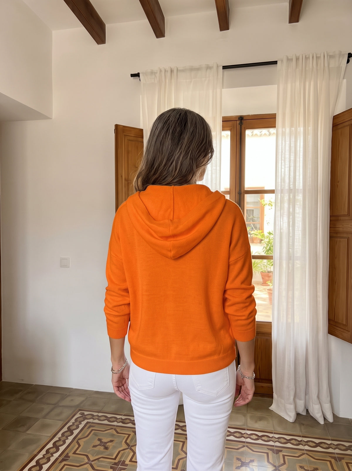 CÁRDIGAN ALBA CON CAPUCHA
