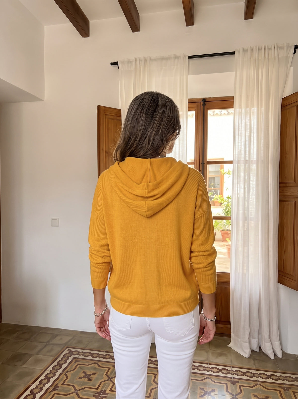 CÁRDIGAN ALBA CON CAPUCHA