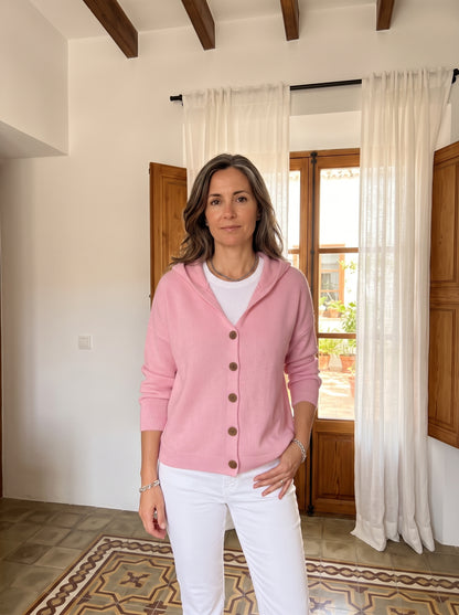 CÁRDIGAN ALBA CON CAPUCHA