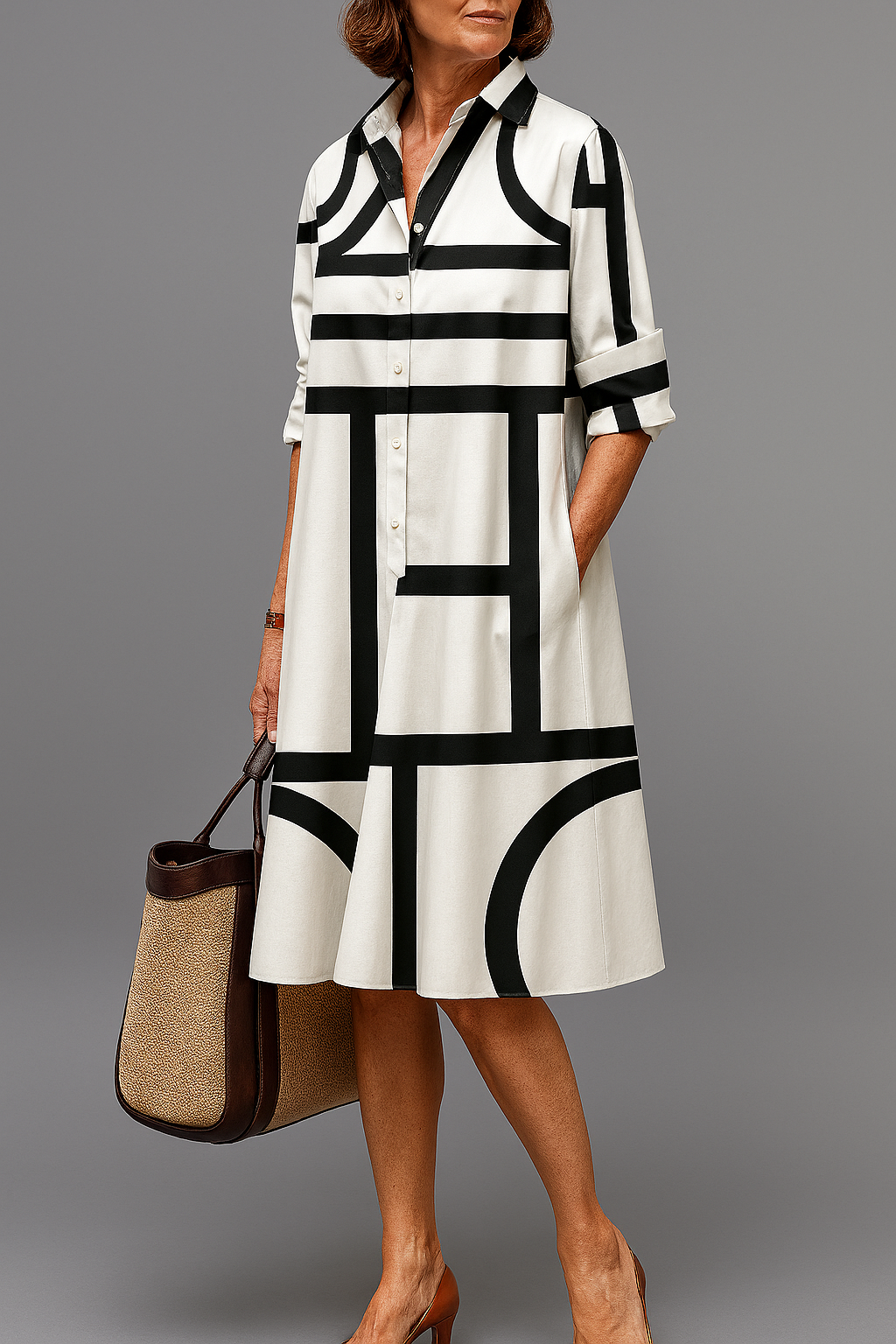 Ellie | Vestido midi elegante y sofisticado