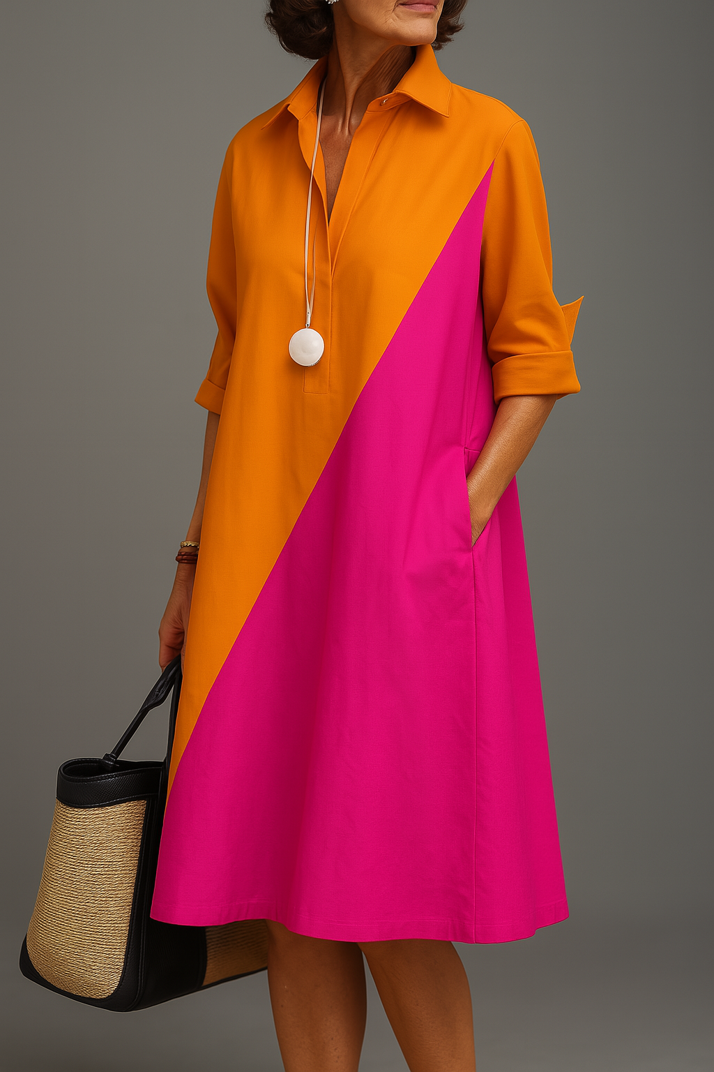 Kayla | Vestido midi elegante y sofisticado
