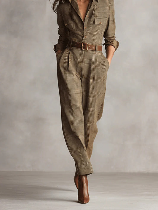 Mila — Mono Tweed de Cuadros